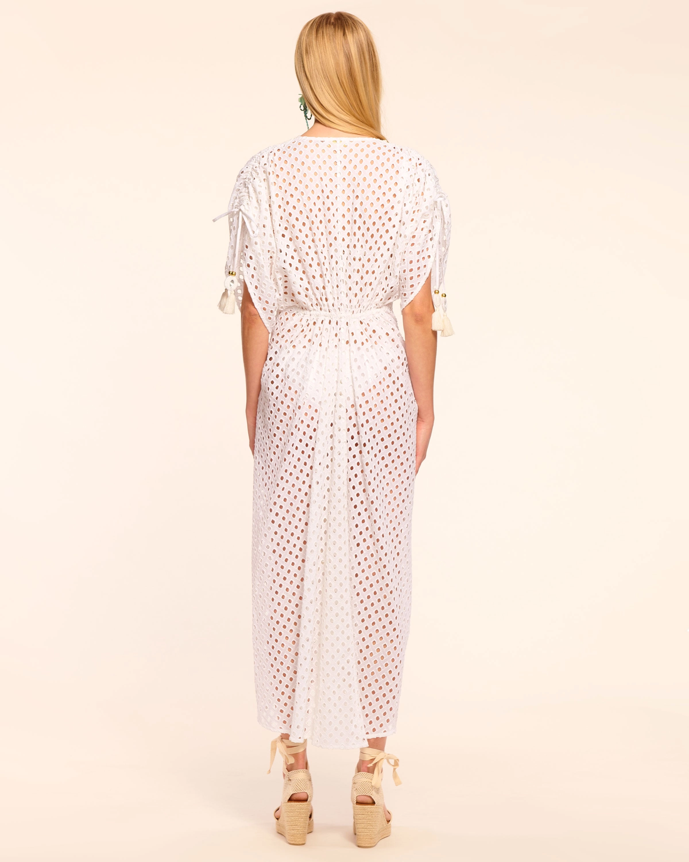 Rashelle Eyelet Coverup Maxi Dress