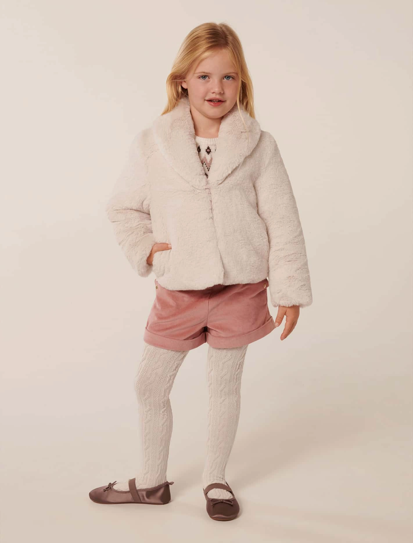 Ravenna Girls Fur Jacket