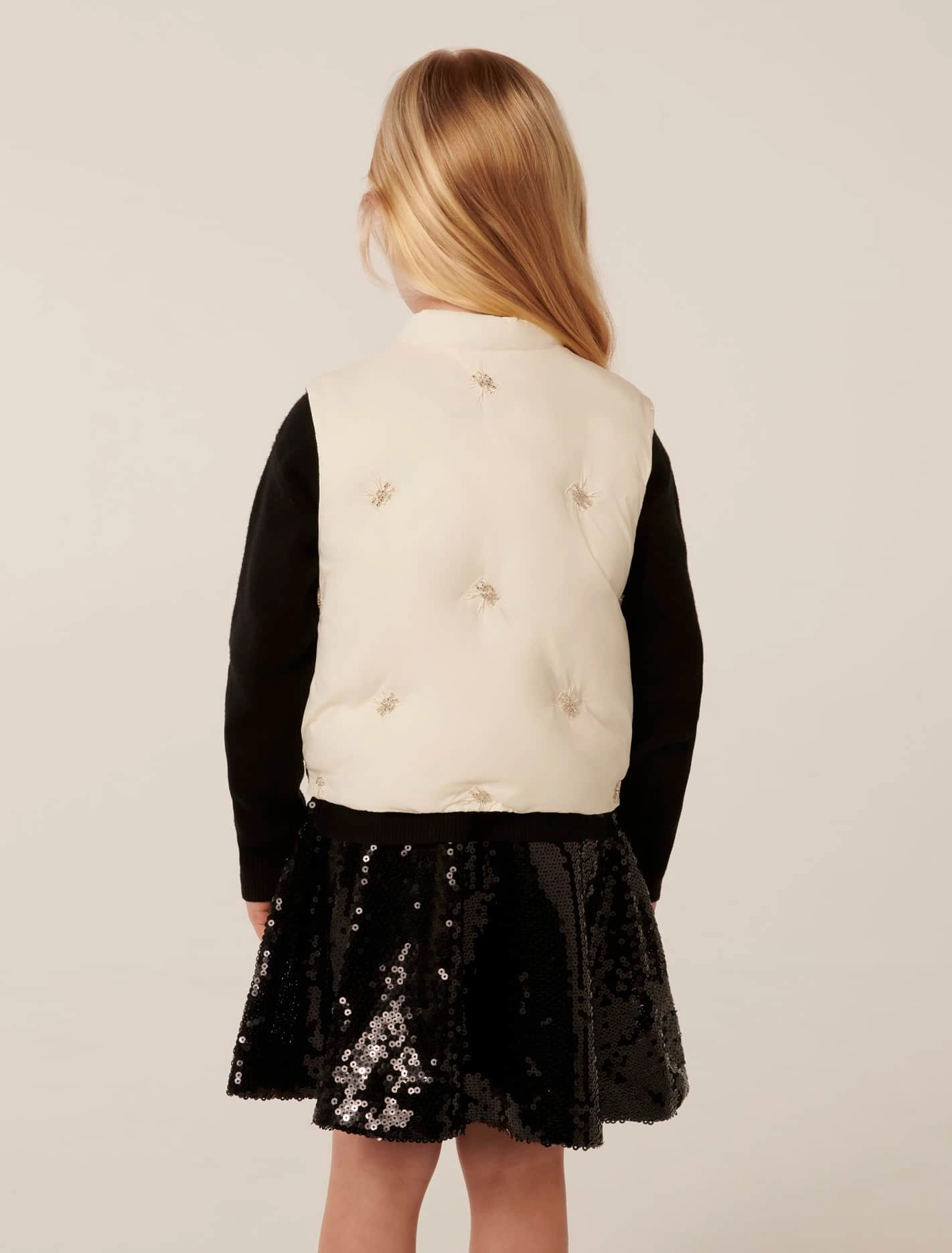 Raya Girls Beaded Puffer Vest