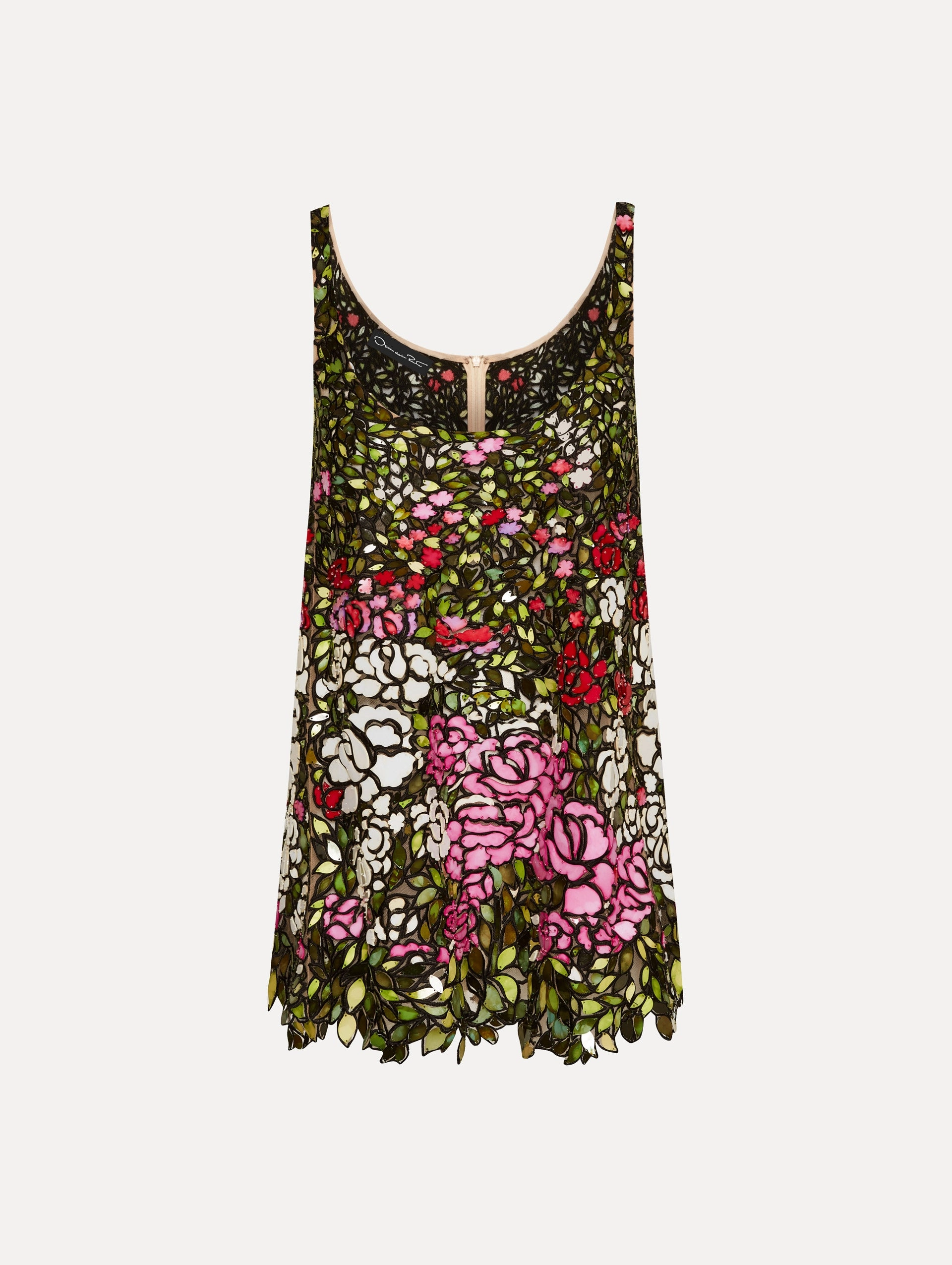 Rose Field Mosaic Cocktail Dress