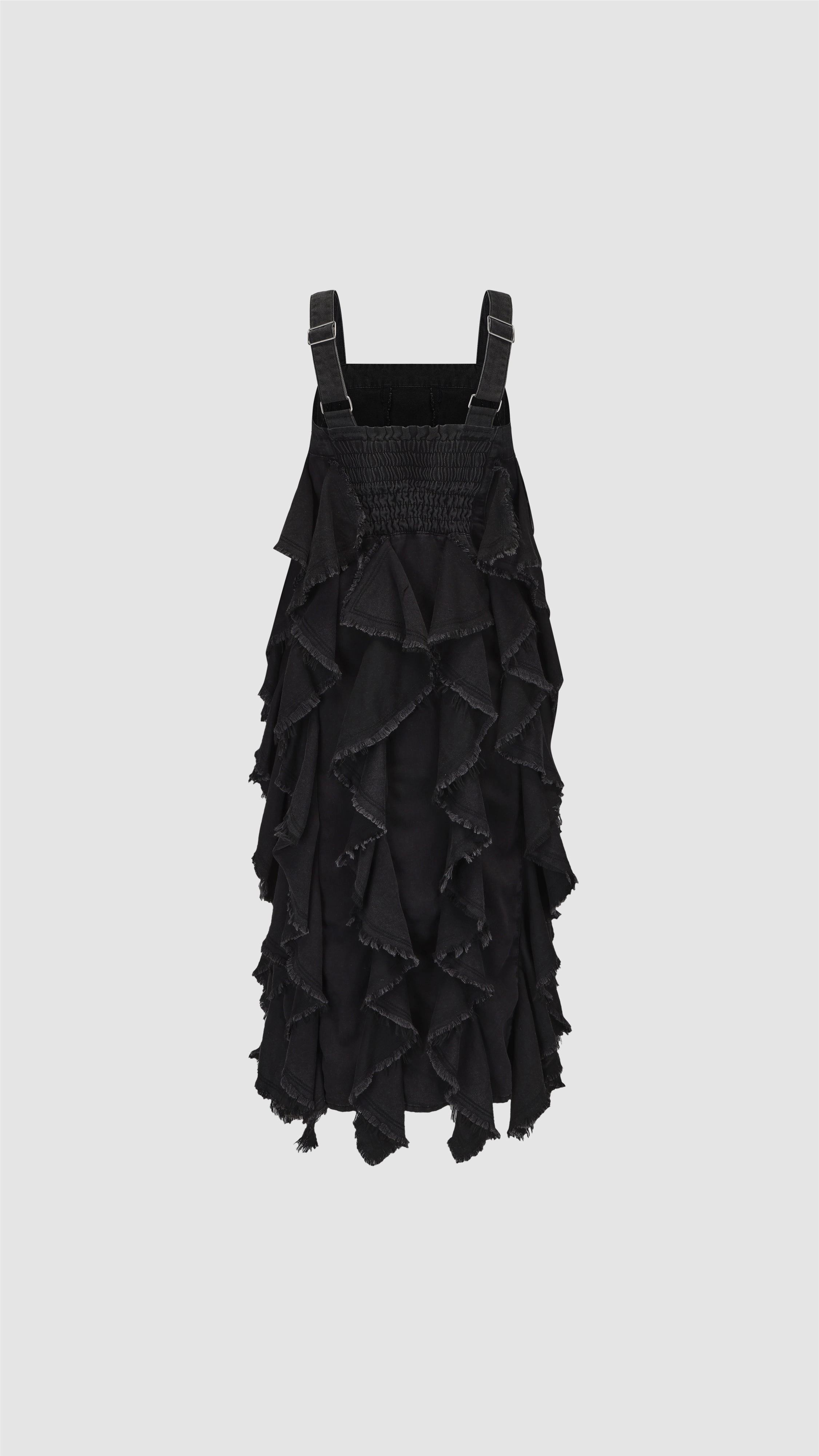 Ruffles Denim Dress