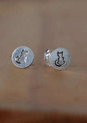 Sabrina Silver Studs