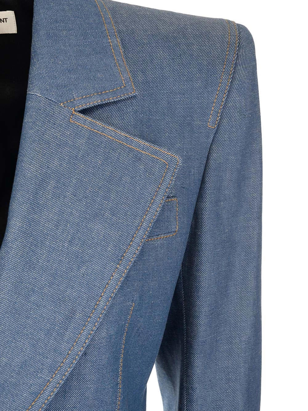 Saint Laurent Classic Lapel Single-Breasted Blazer Dress