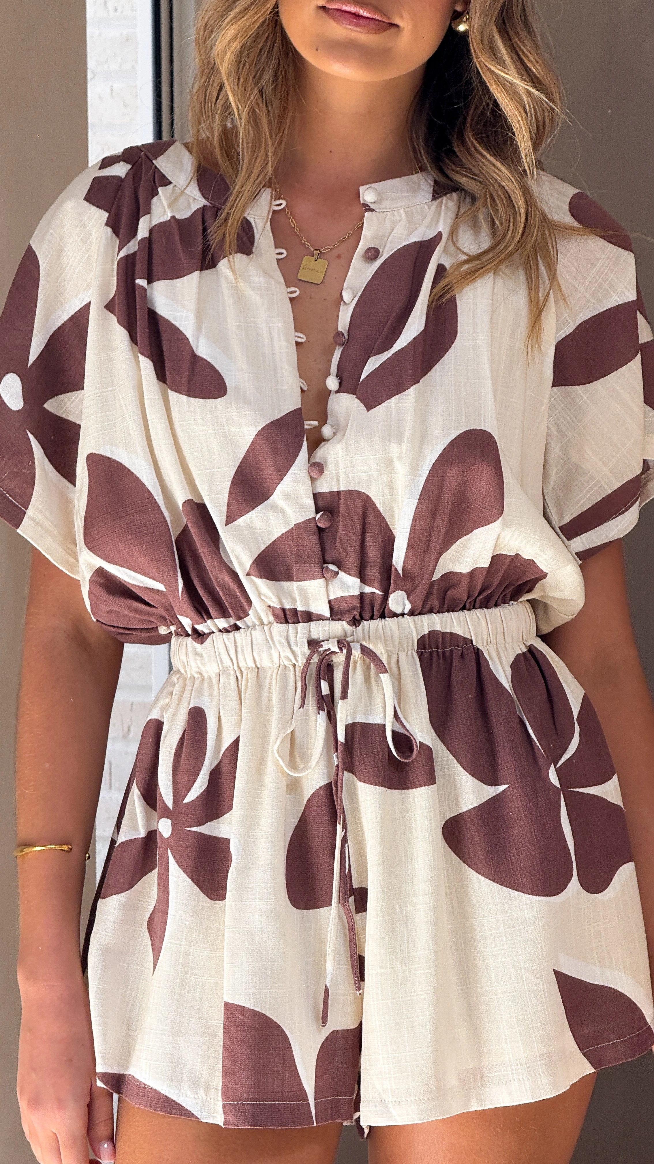 Santorini Playsuit - Belle Femme