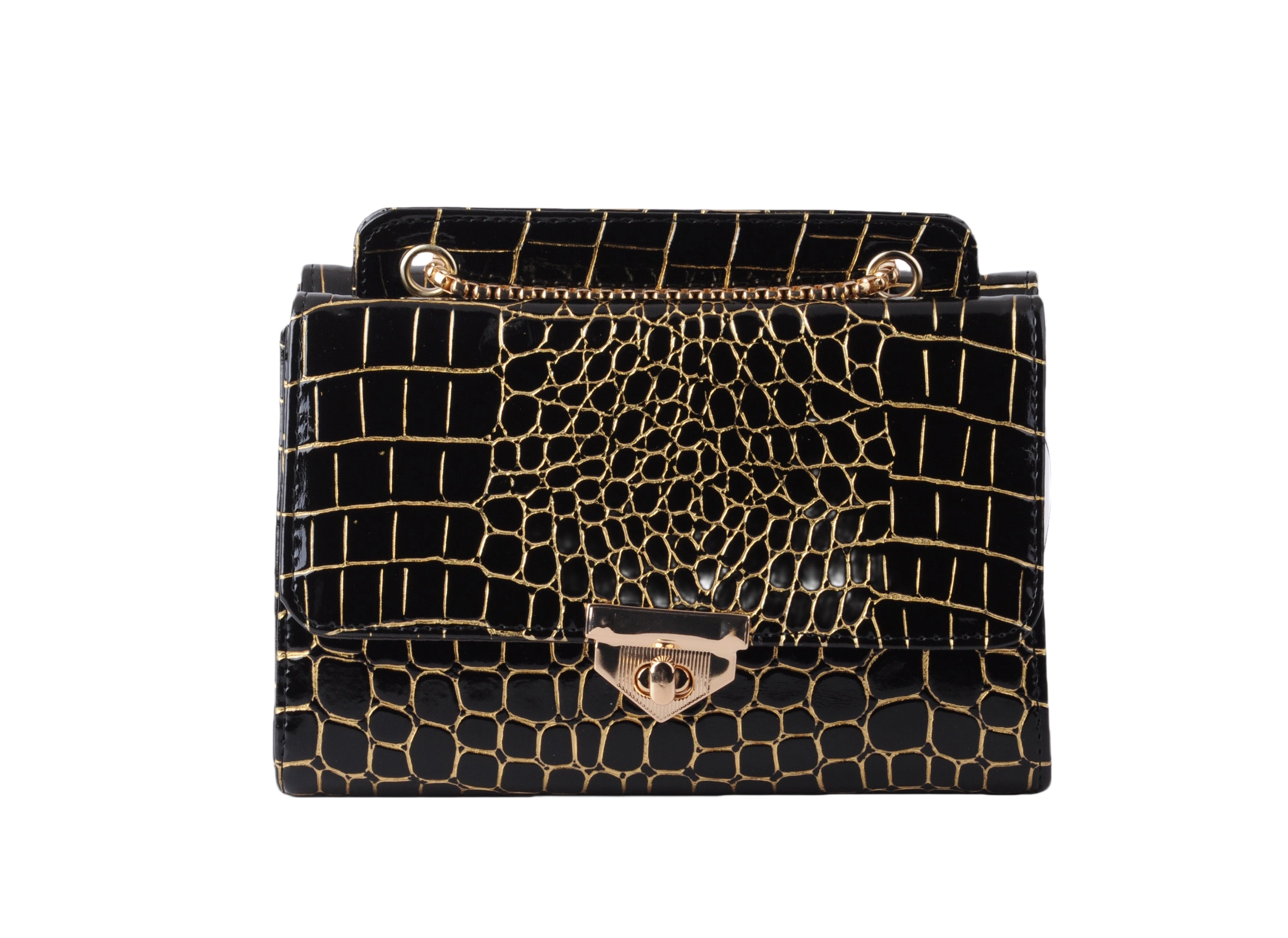 Scarlet Croc Satchel