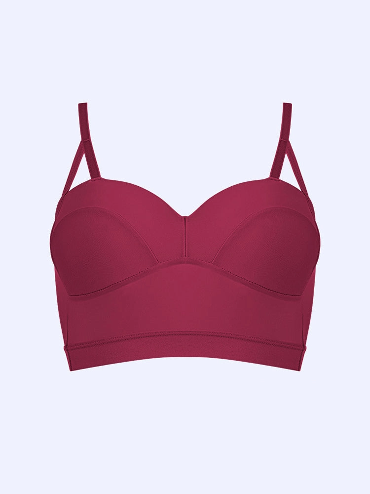 Seamless Full Coverage Wireless Longline Bra