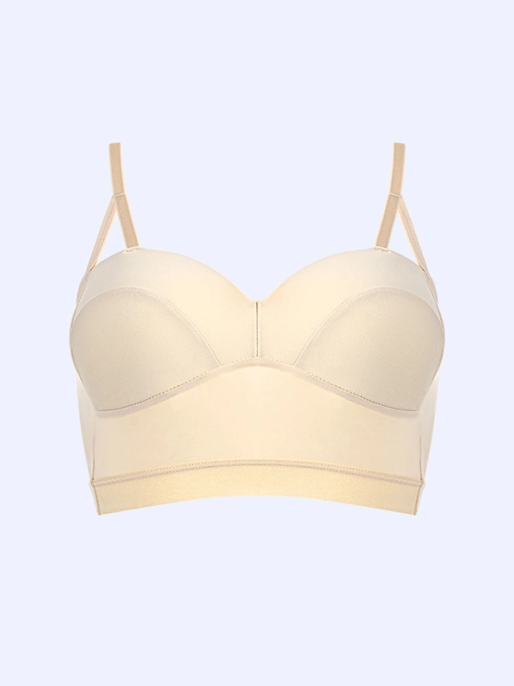 Seamless Full Coverage Wireless Longline Bra