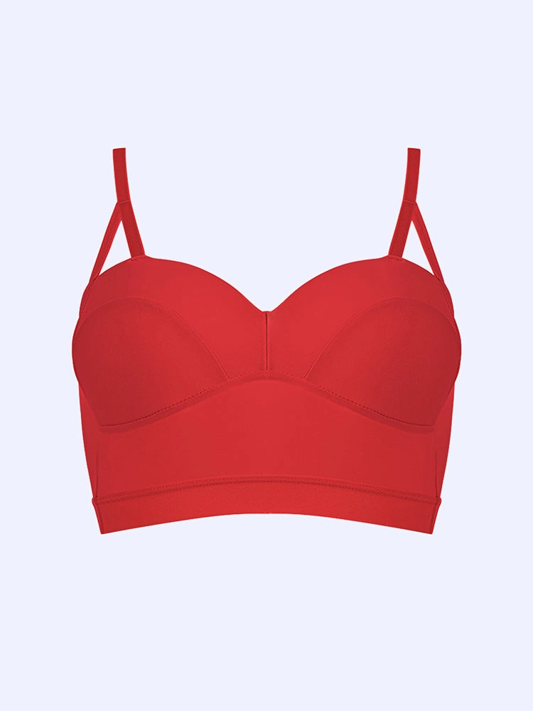 Seamless Full Coverage Wireless Longline Bra