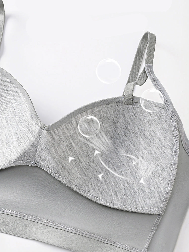 Seamless Full Coverage Wireless Longline Bra