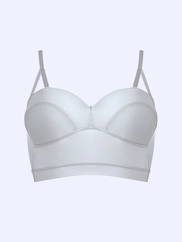 Seamless Full Coverage Wireless Longline Bra