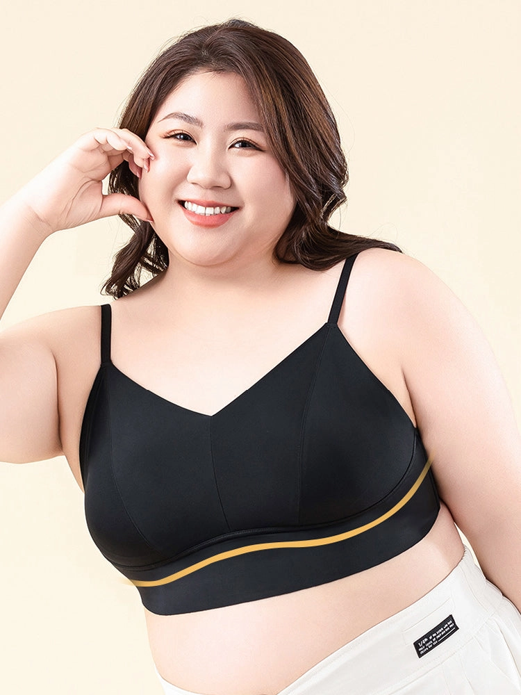 Seamless Full Coverage Wireless Longline Bra