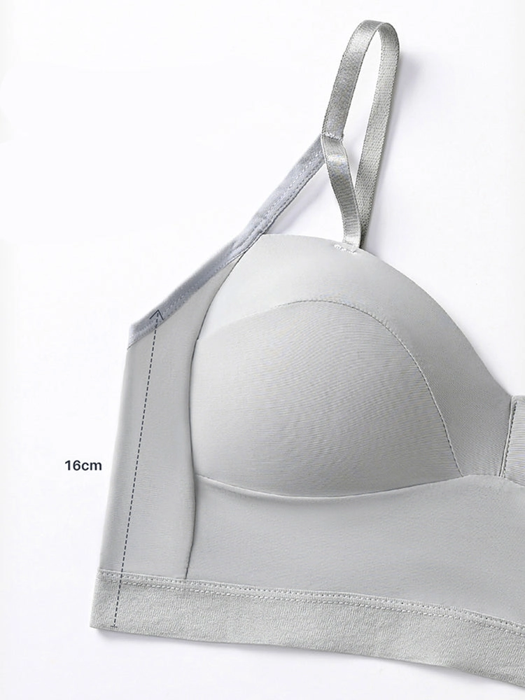 Seamless Full Coverage Wireless Longline Bra