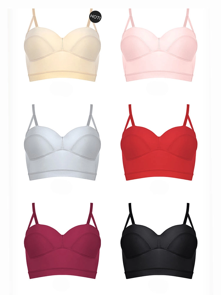 Seamless Full Coverage Wireless Longline Bra