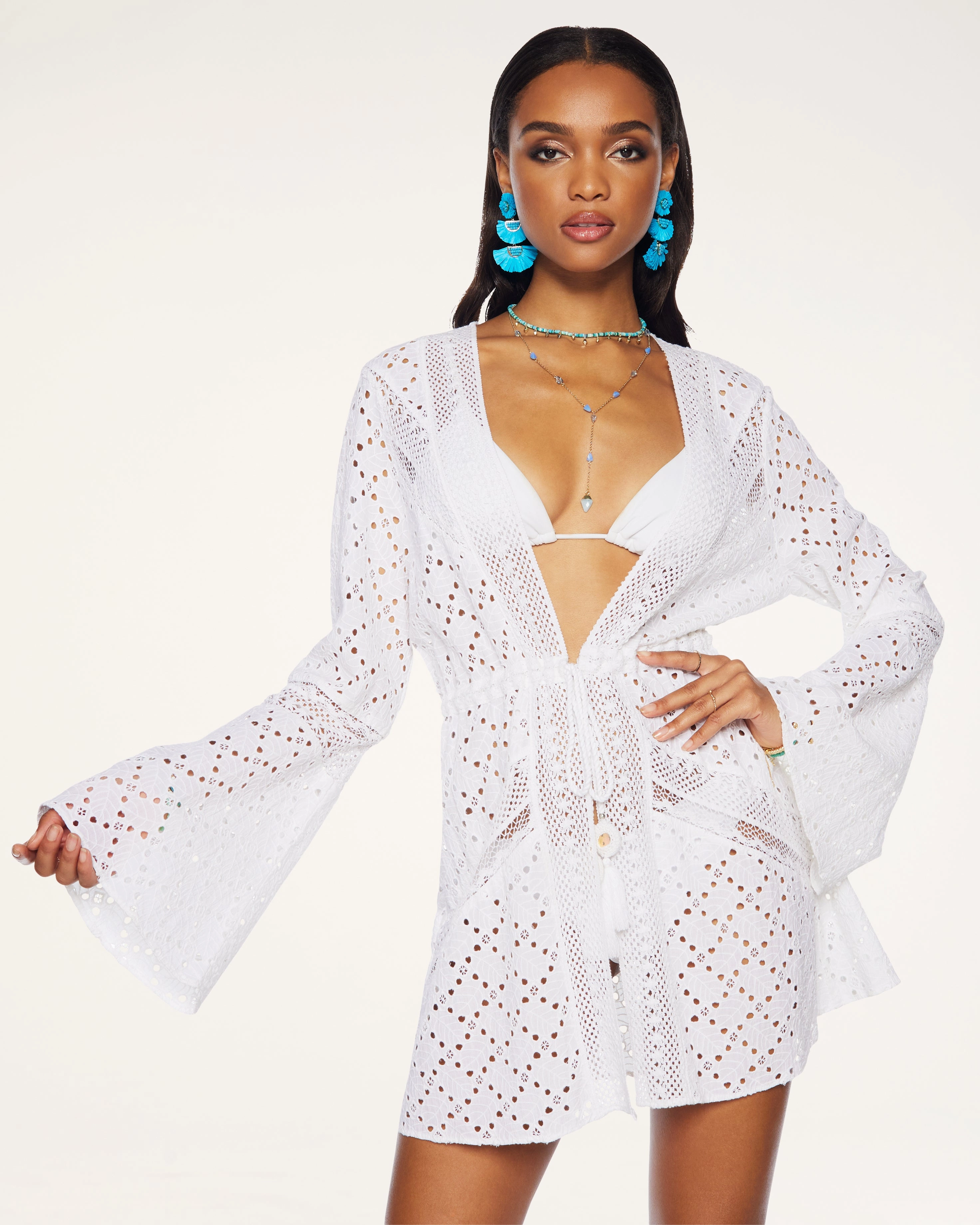 Simona Coverup Mini Dress