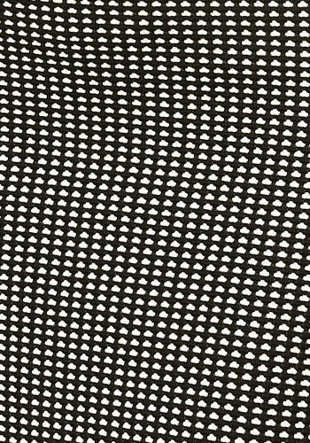 Surprise Guest Midi Dress in Black and White