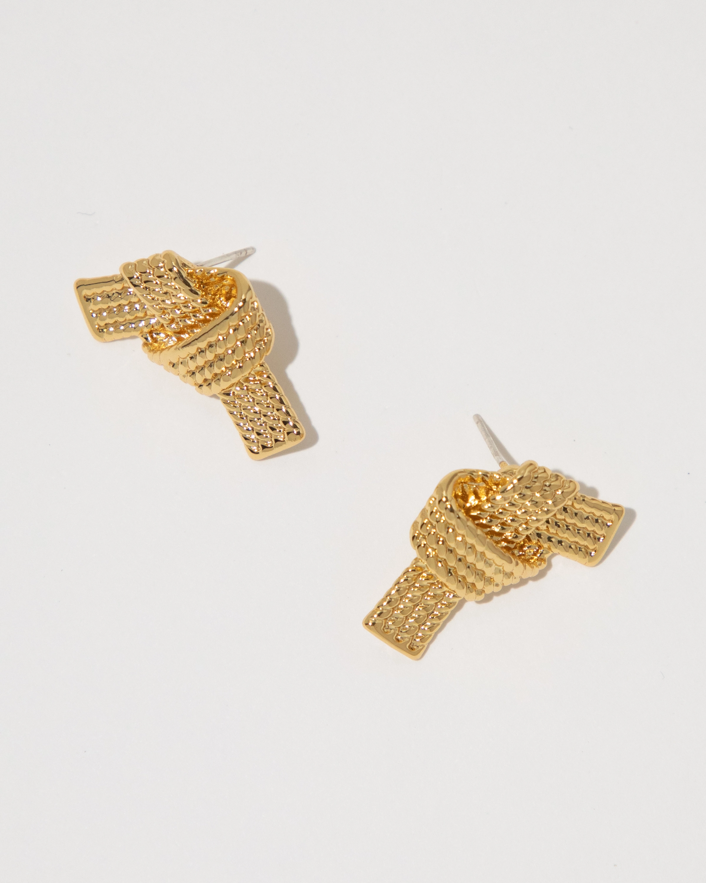 Textured Knot Earrings