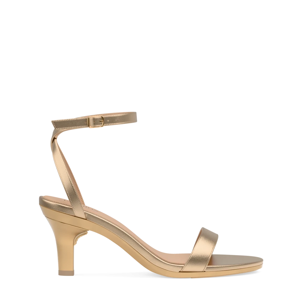 The Brenna - Matte Gold 3 Stiletto