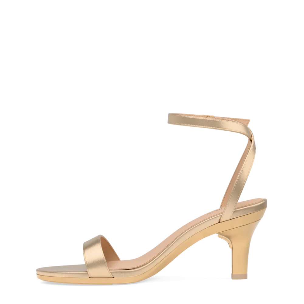 The Brenna - Matte Gold 3 Stiletto