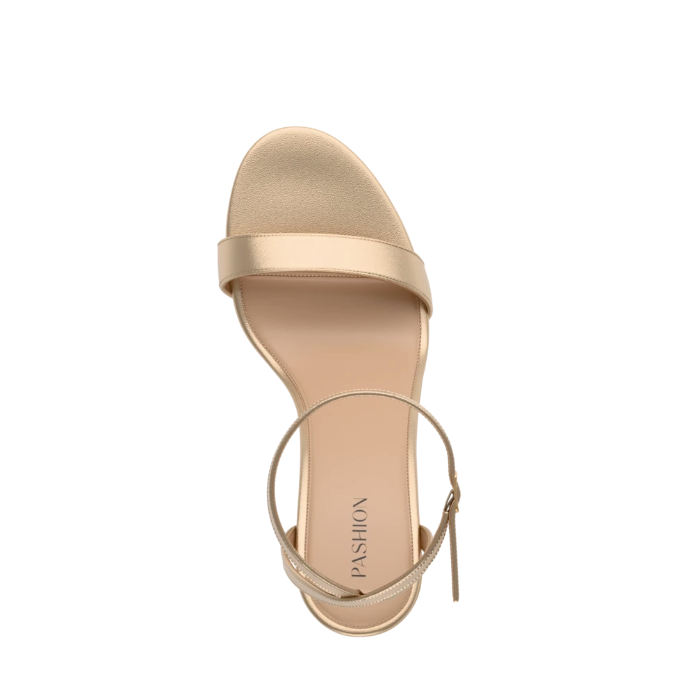 The Brenna - Matte Gold 4 Block