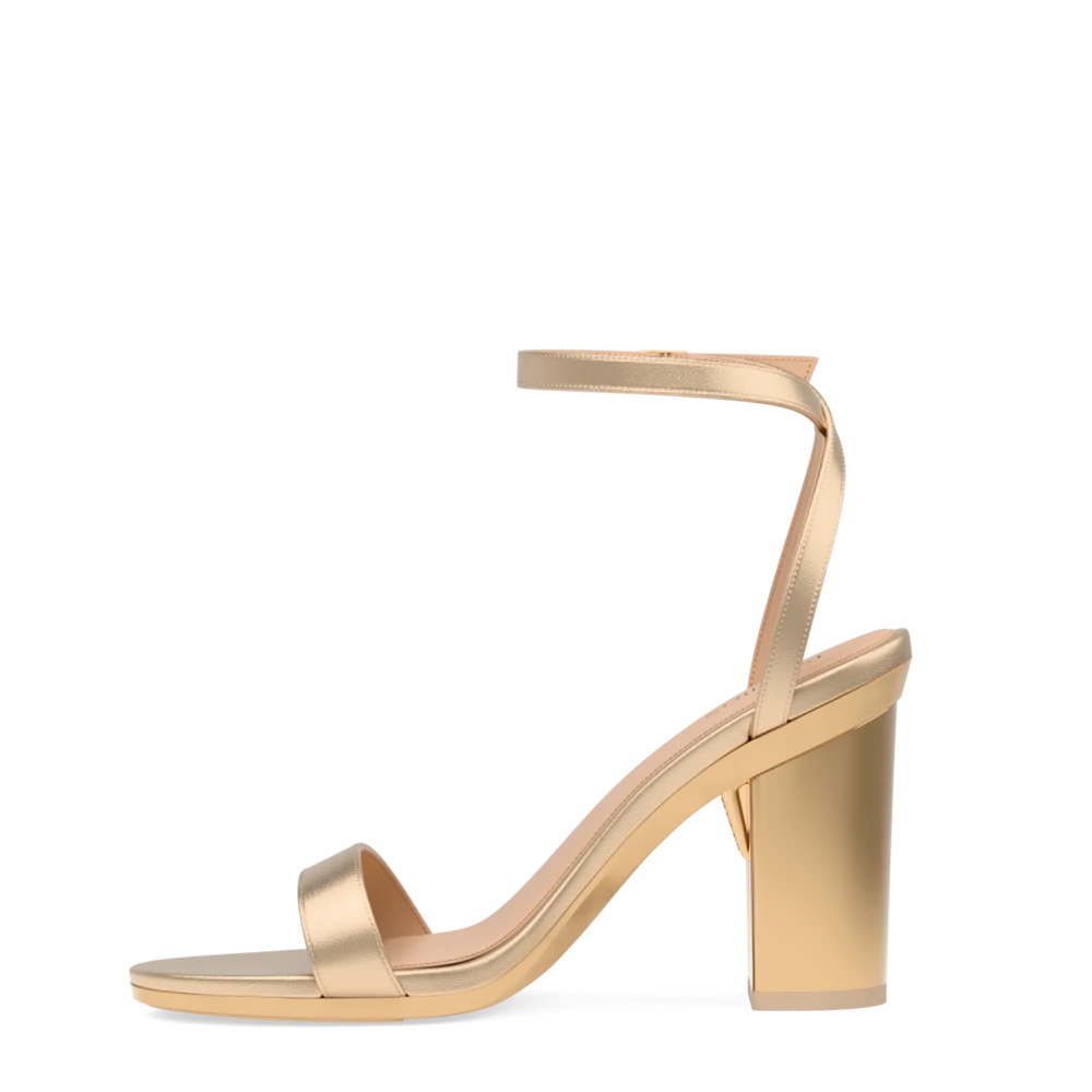 The Brenna - Matte Gold 4 Block