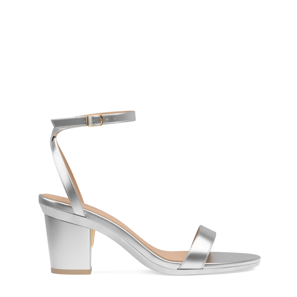 The Brenna - Matte Silver 3 Block