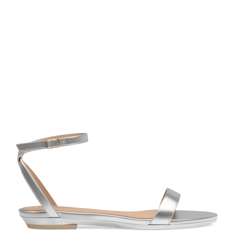 The Brenna - Matte Silver Flat