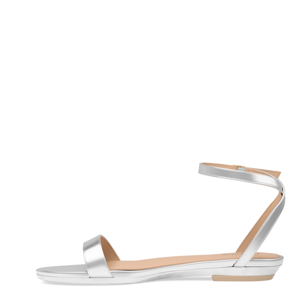 The Brenna - Matte Silver Flat