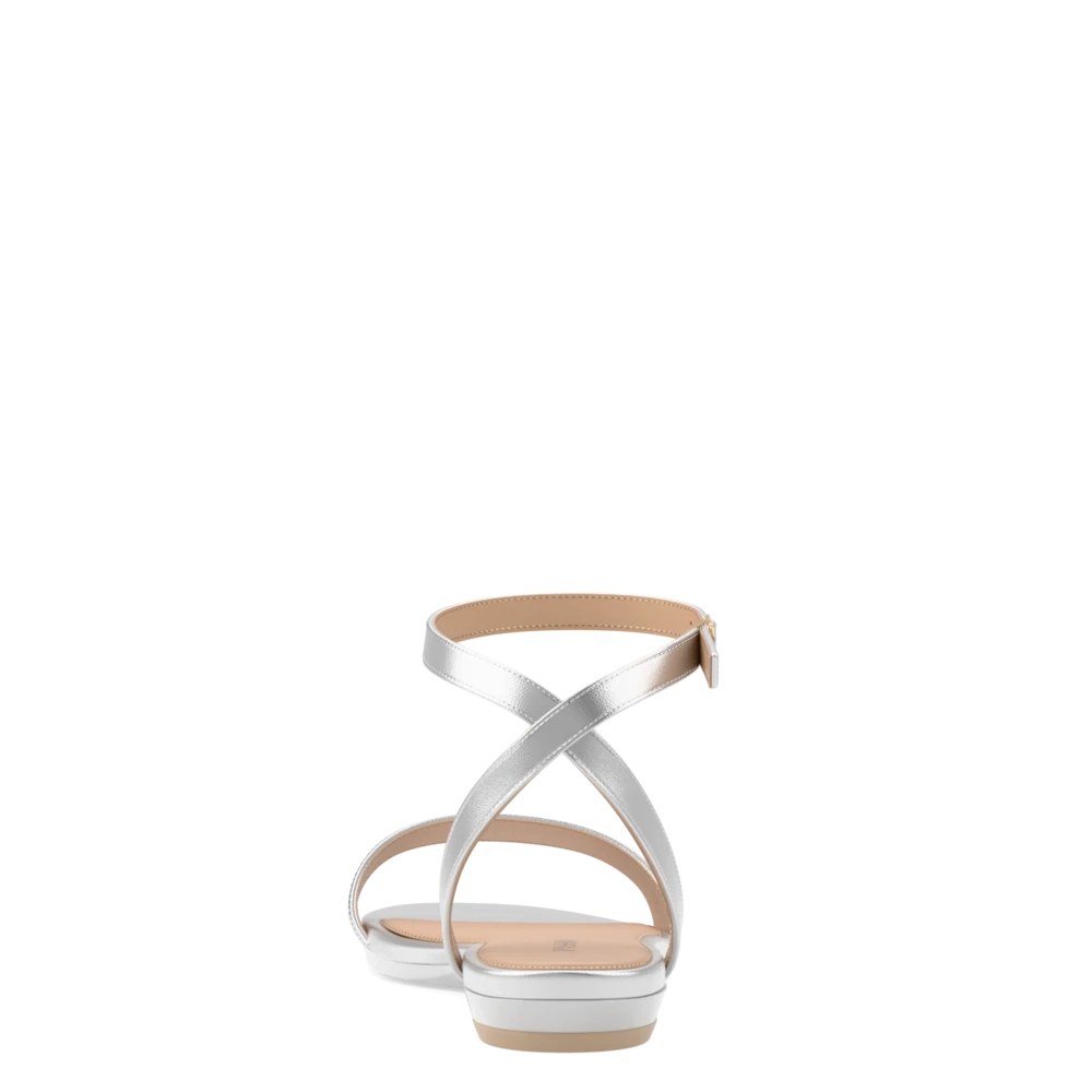 The Brenna - Matte Silver Flat