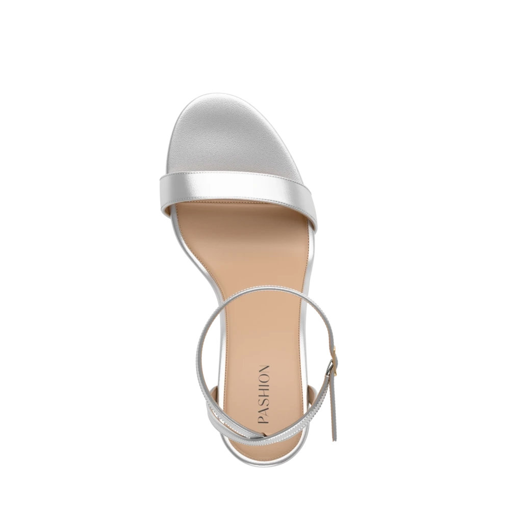 The Brenna - Matte Silver Flat