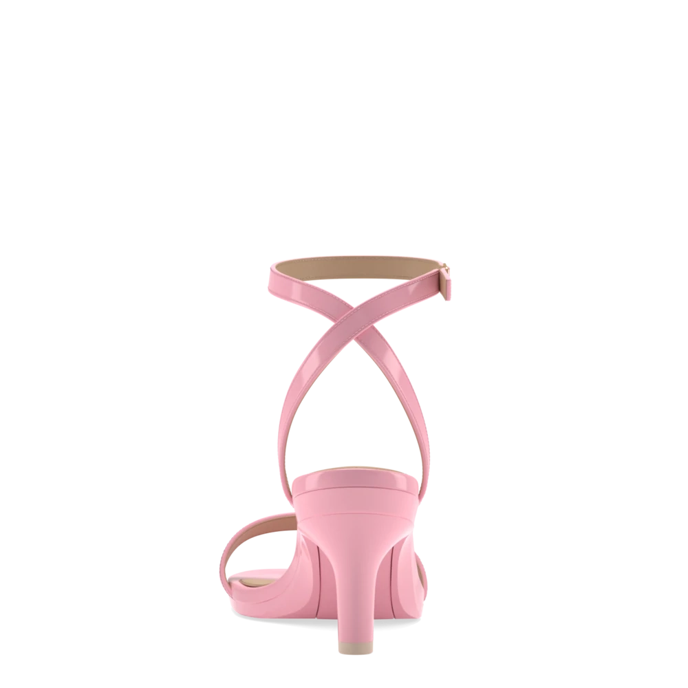 The Brenna - Pink Patent 3 Stiletto - FINAL SALE