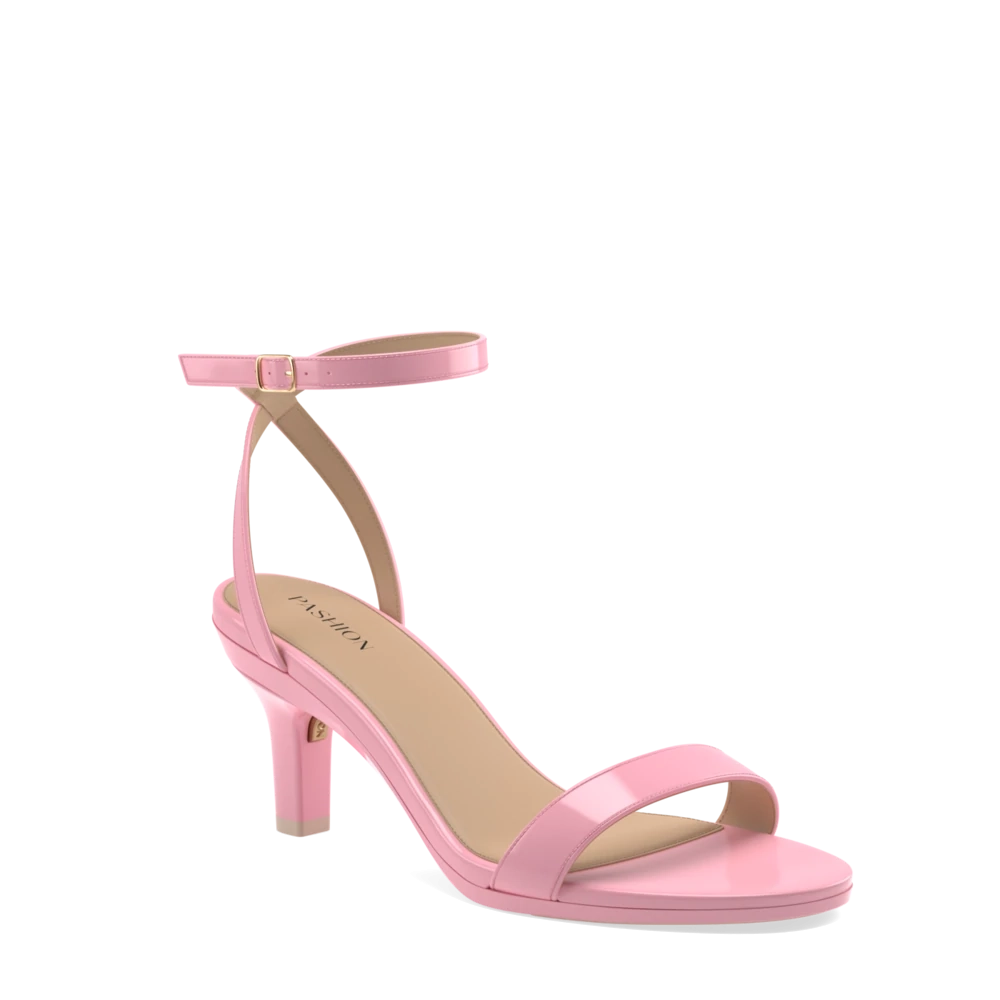The Brenna - Pink Patent 3 Stiletto - FINAL SALE
