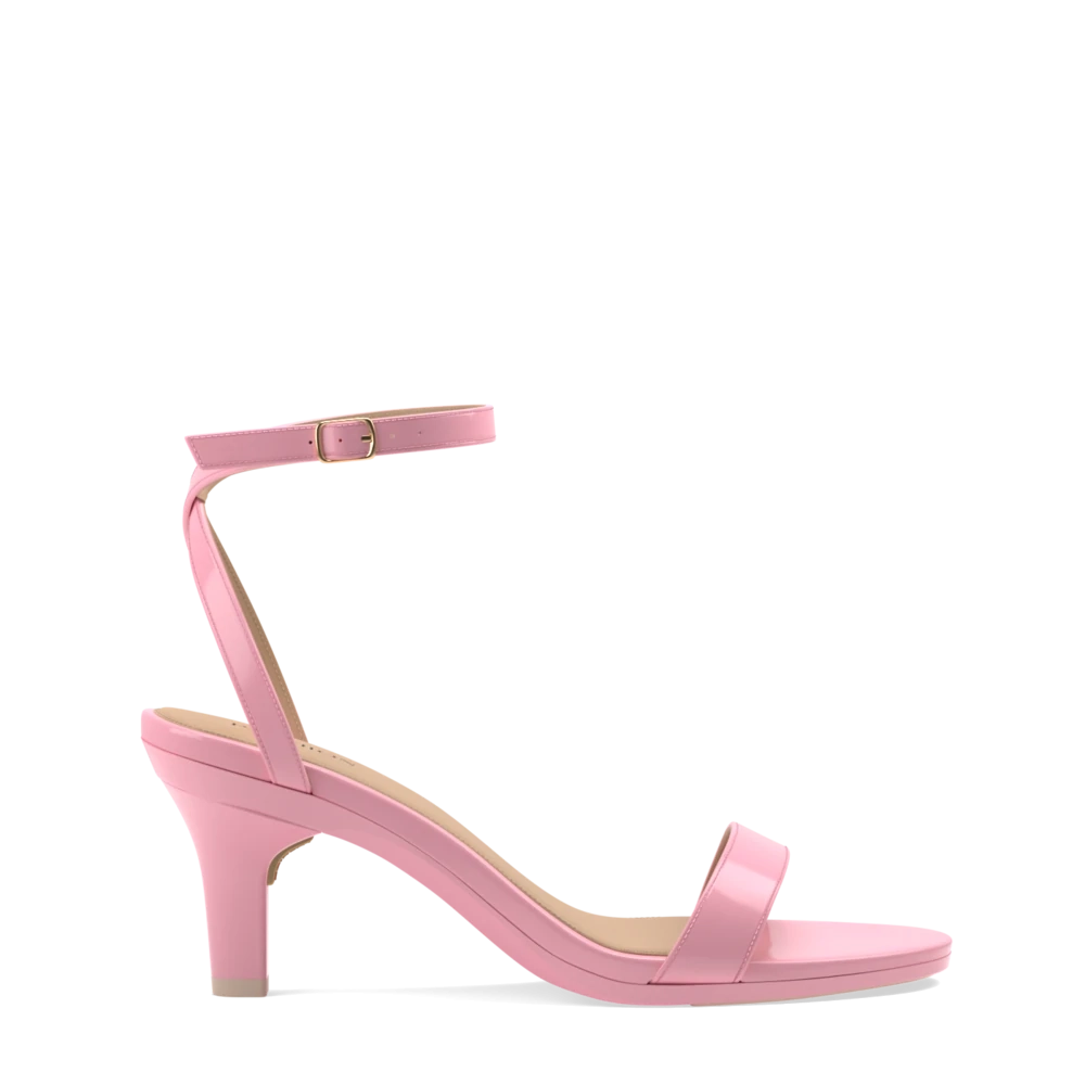 The Brenna - Pink Patent 3 Stiletto - FINAL SALE