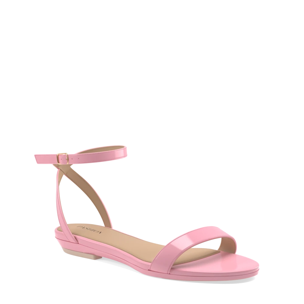 The Brenna - Pink Patent 3 Stiletto - FINAL SALE