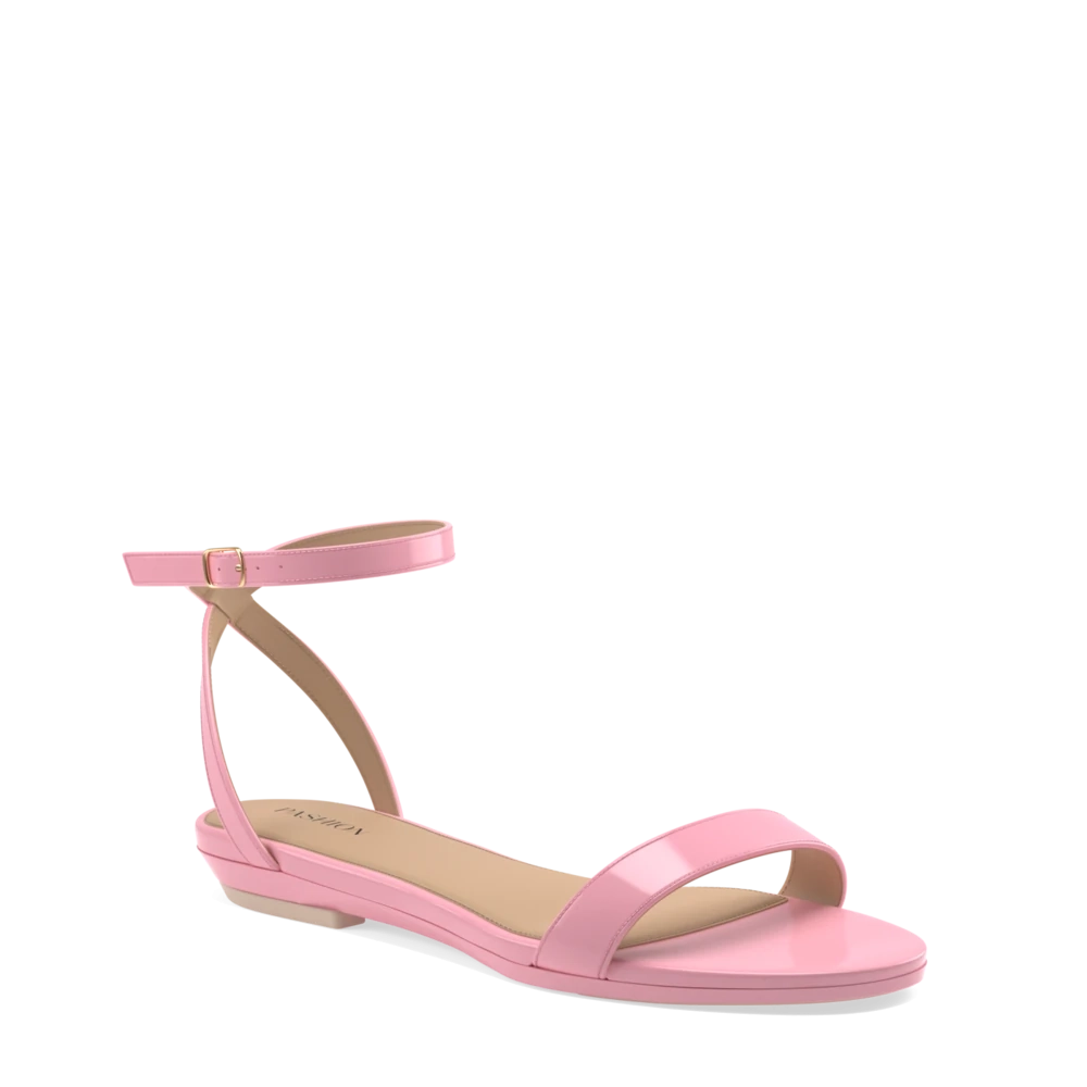 The Brenna - Pink Patent 4 Block - FINAL SALE