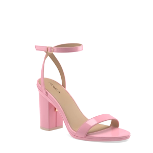 The Brenna - Pink Patent 4 Block - FINAL SALE