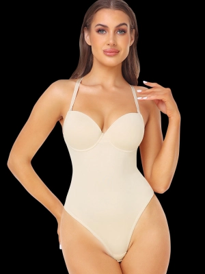 Two-Wear Backless Body Thong Shapewear for Evening Dresses