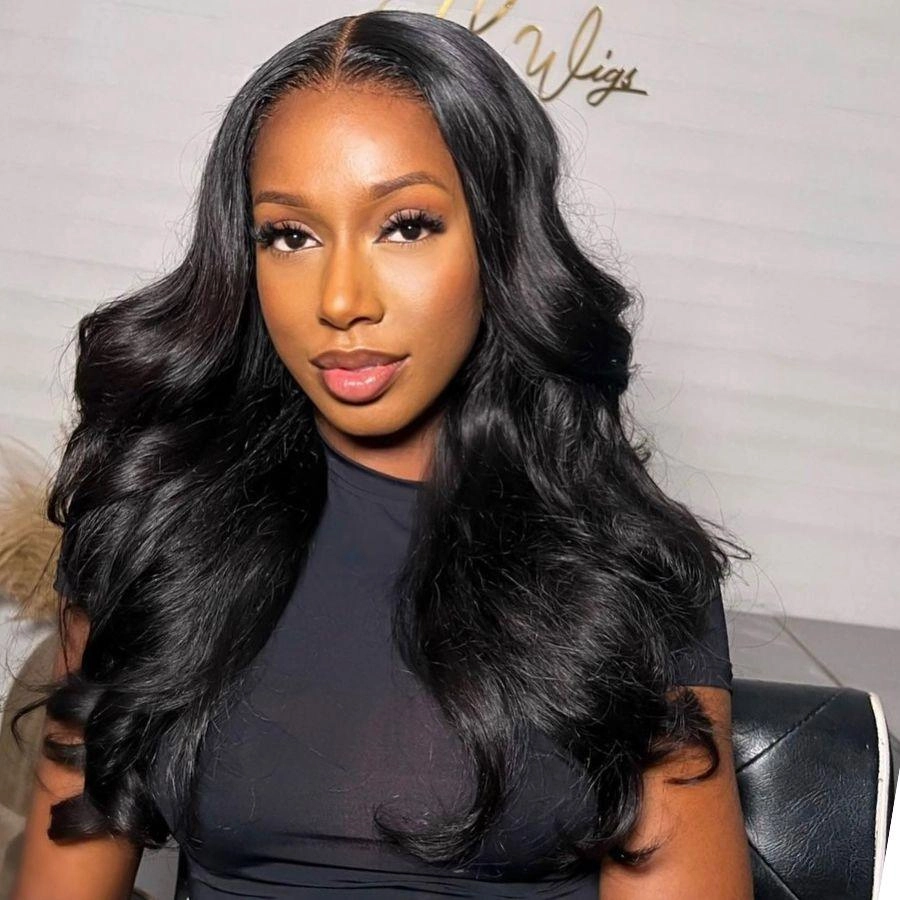 Upgrade 13X6 Full Frontal Skinlike Real HD Lace Wig Body Wave Pre Plucked Hairline