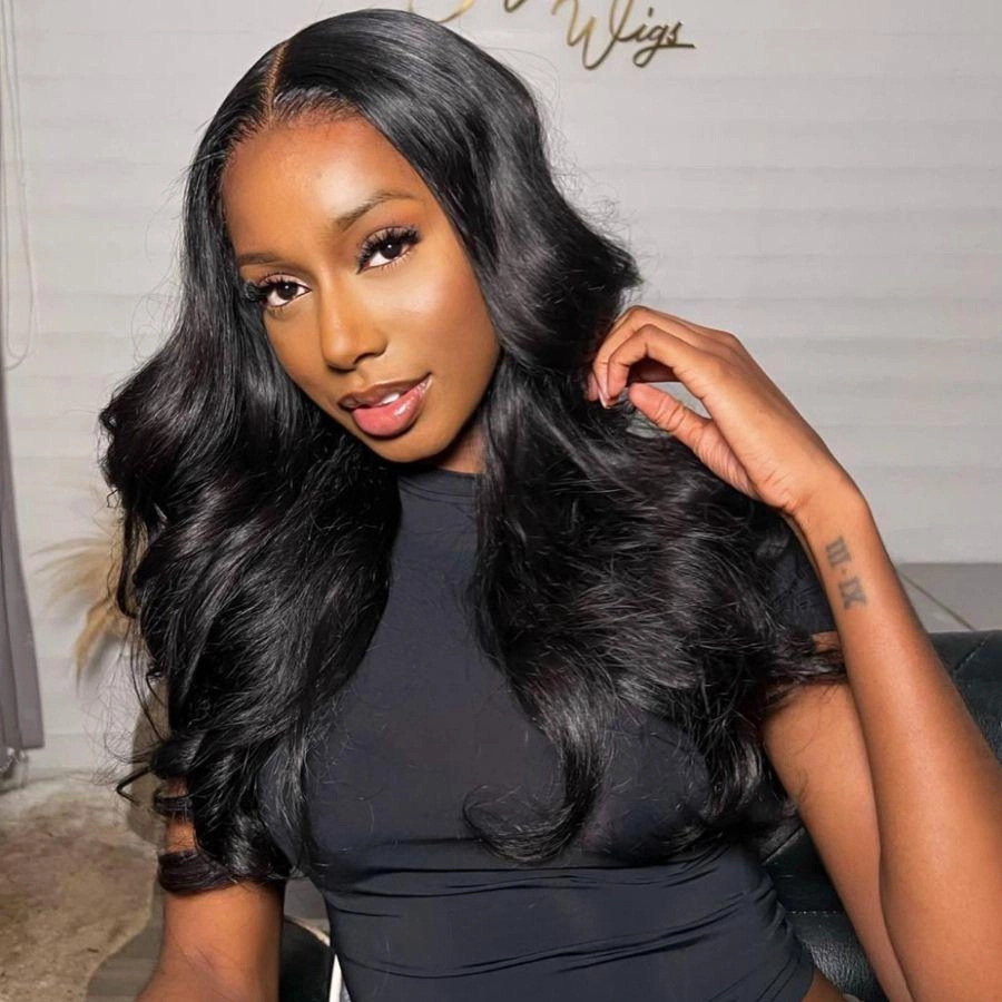 Upgrade 13X6 Full Frontal Skinlike Real HD Lace Wig Body Wave Pre Plucked Hairline