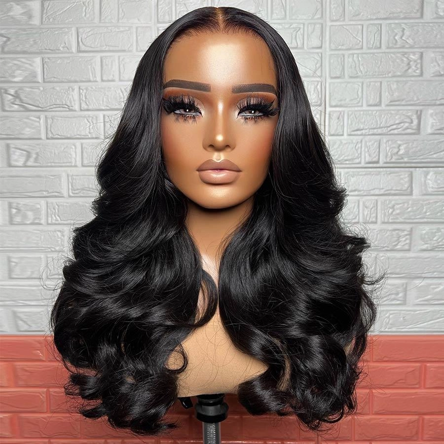Upgrade 13X6 Full Frontal Skinlike Real HD Lace Wig Body Wave Pre Plucked Hairline