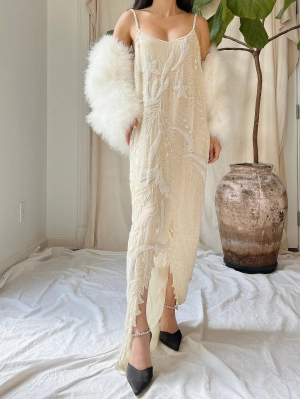 Vintage Feather Jacket - S