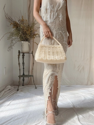 Vintage Pearl String Purse