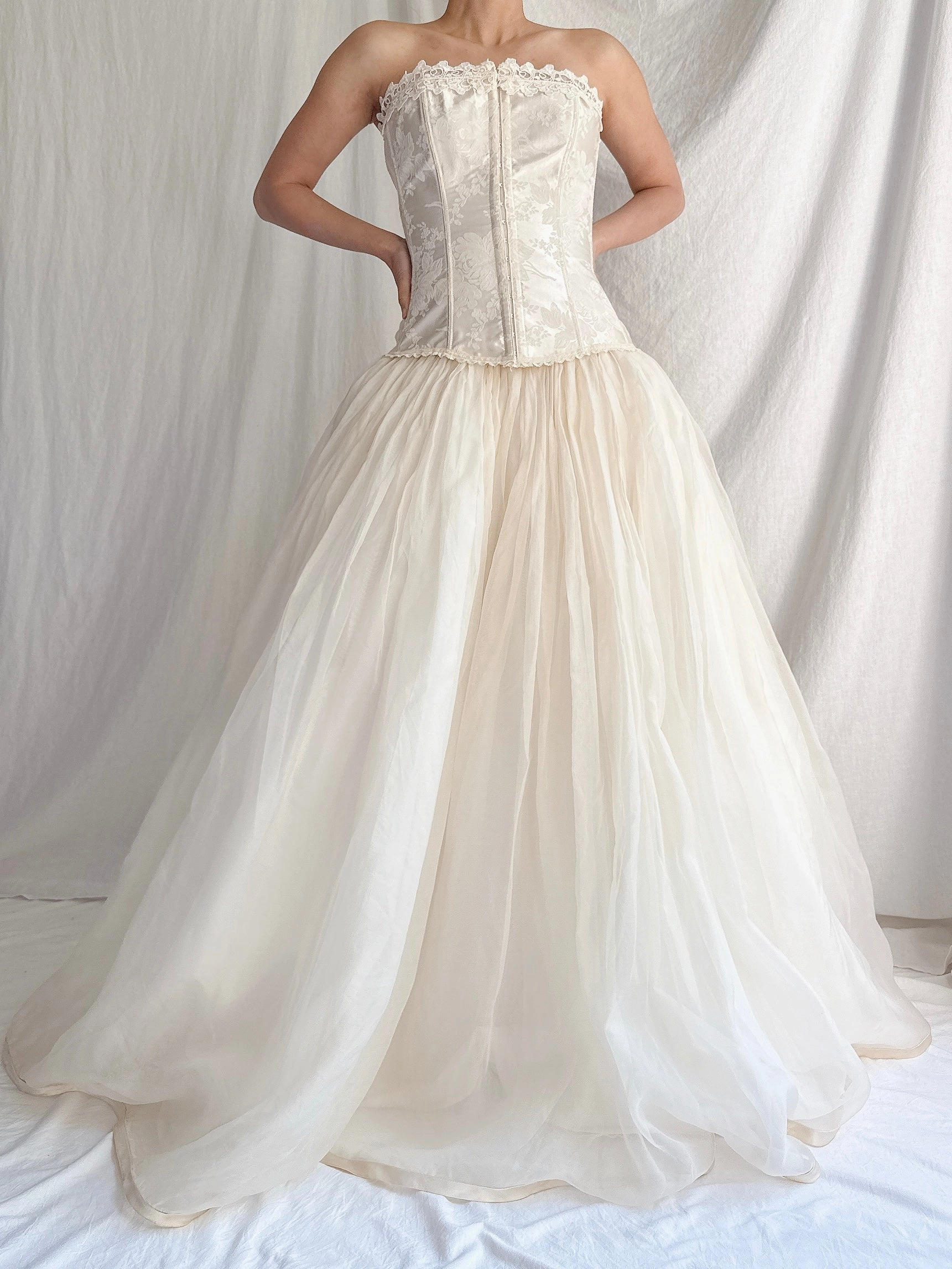 Vintage Silk Organza 2-Piece Set - S/M