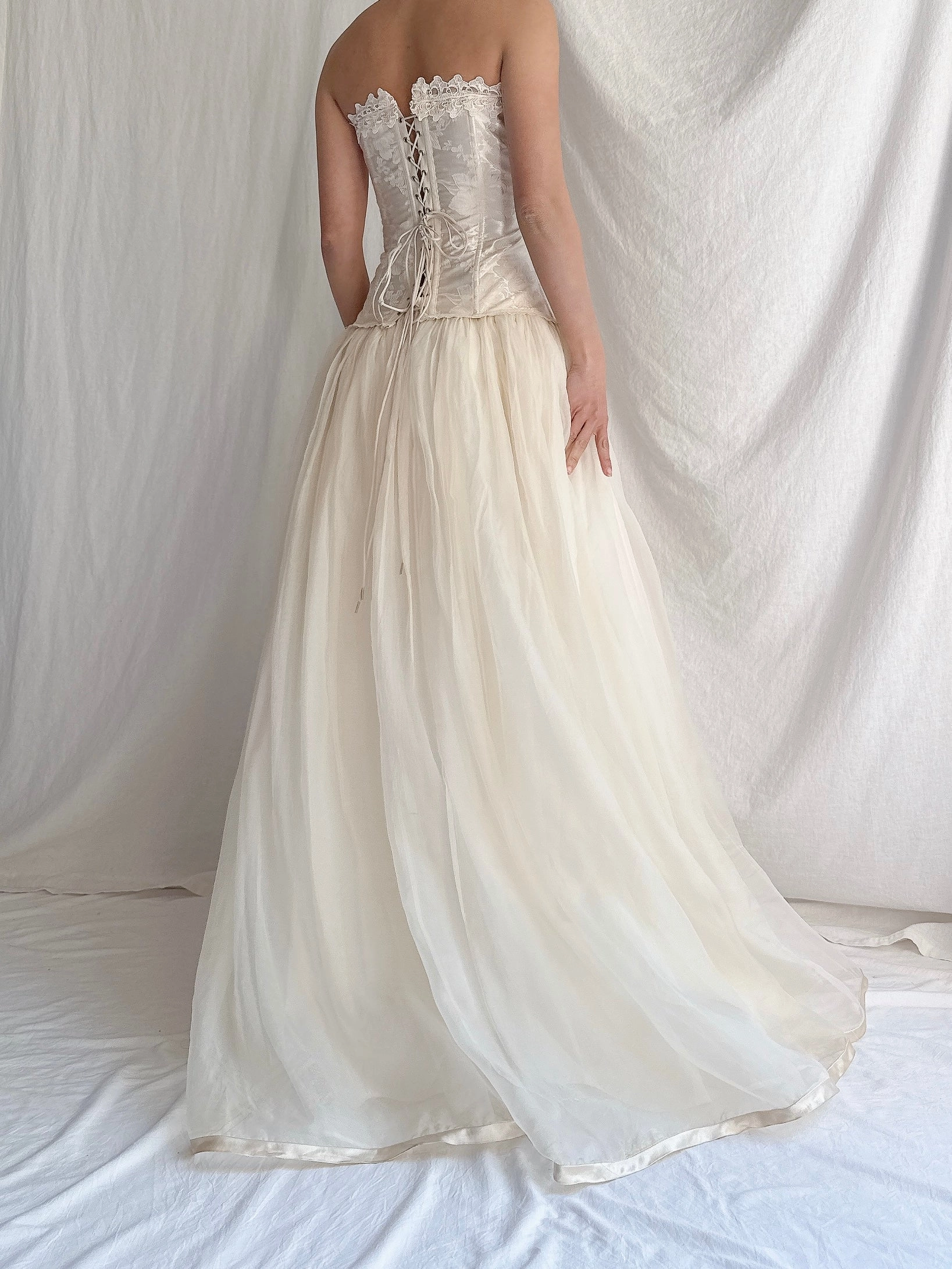 Vintage Silk Organza 2-Piece Set - S/M