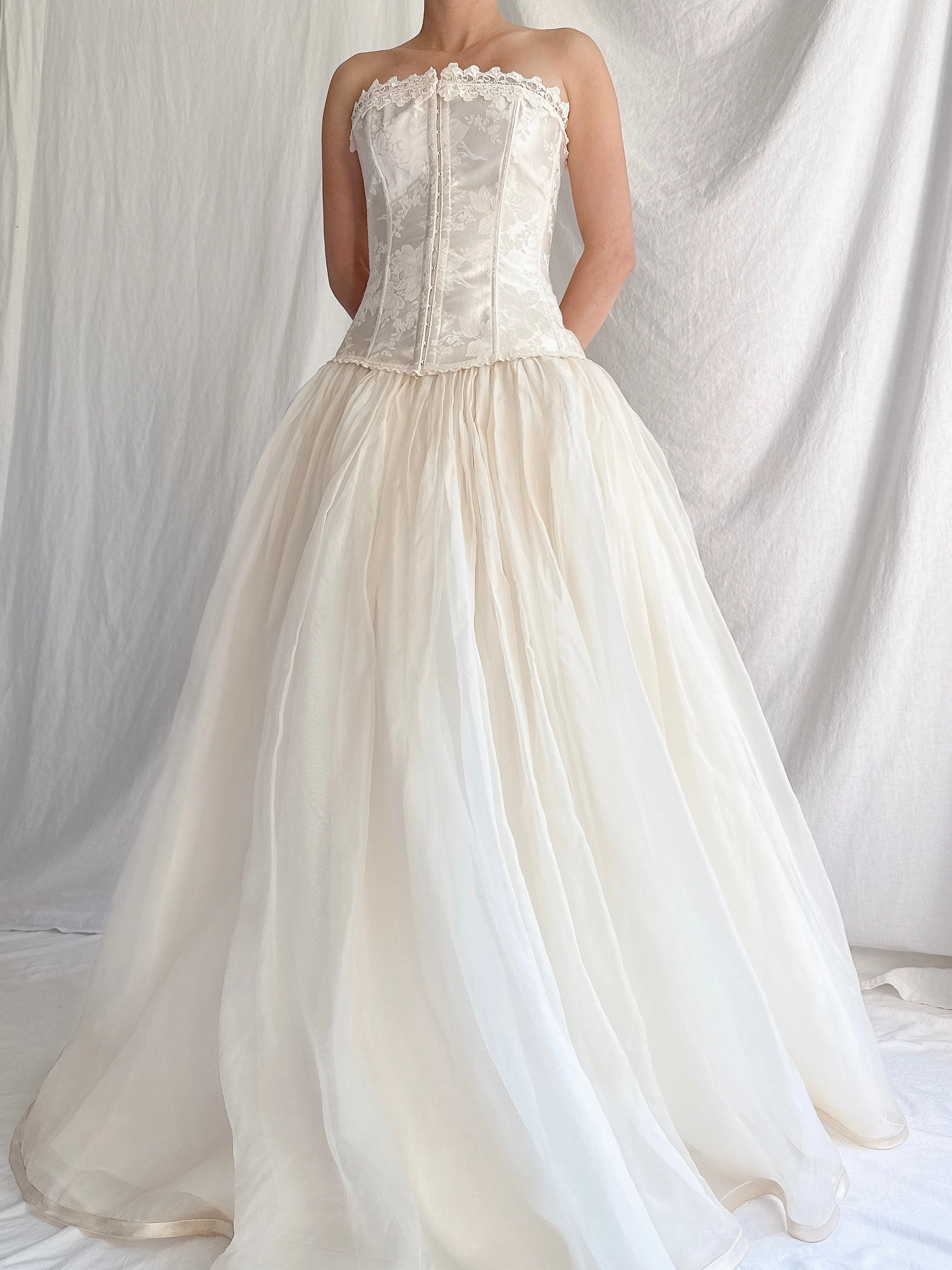 Vintage Silk Organza 2-Piece Set - S/M
