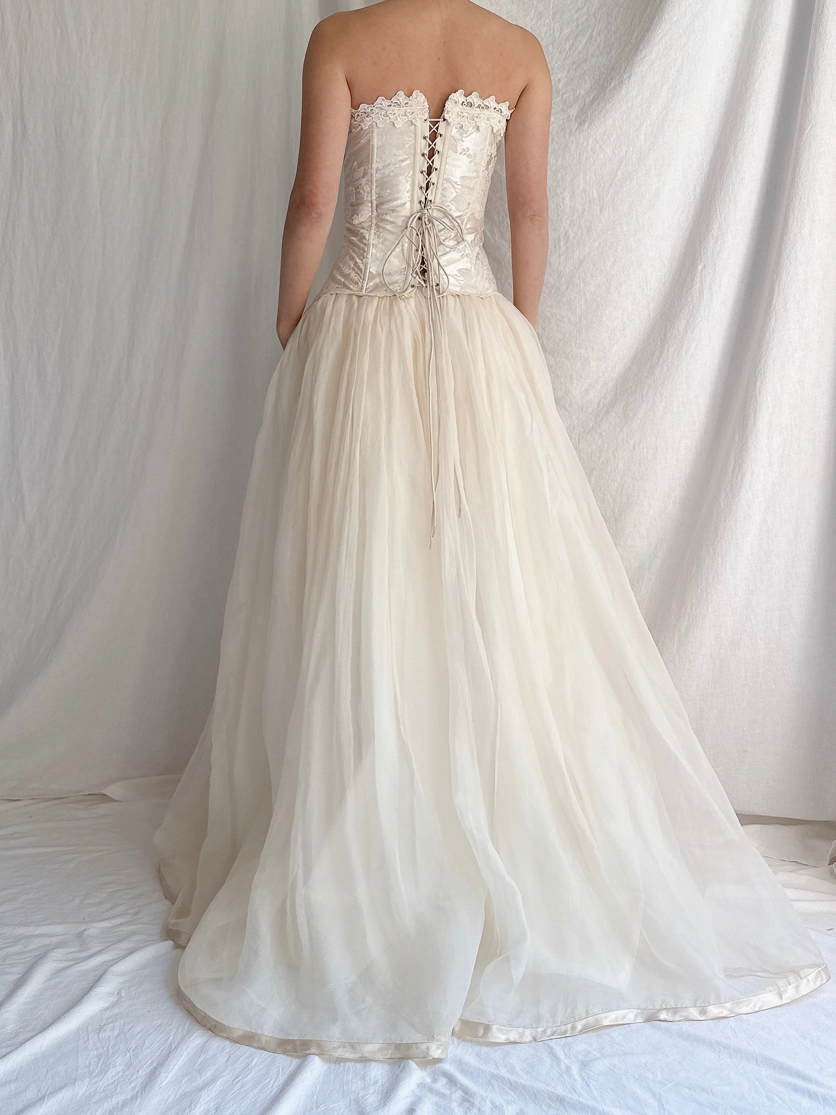 Vintage Silk Organza 2-Piece Set - S/M
