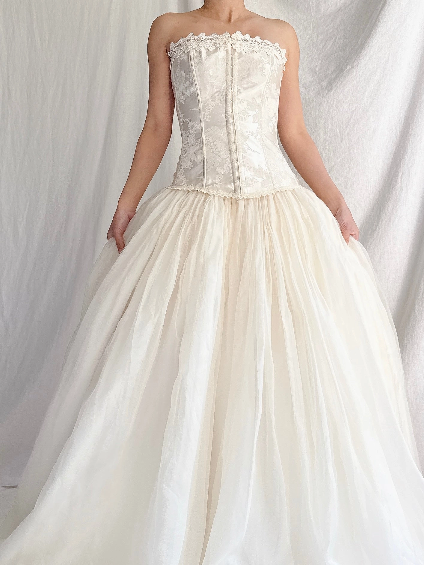 Vintage Silk Organza 2-Piece Set - S/M