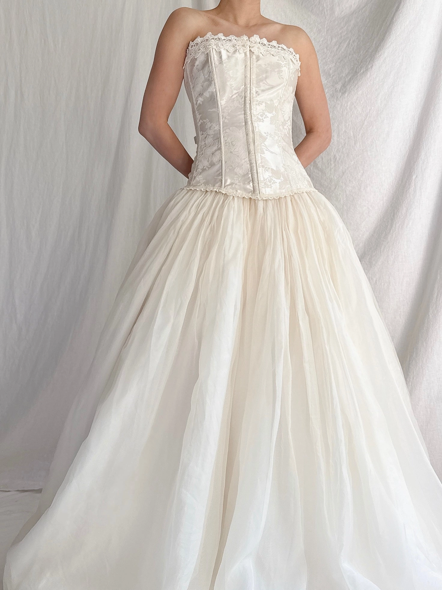 Vintage Silk Organza 2-Piece Set - S/M