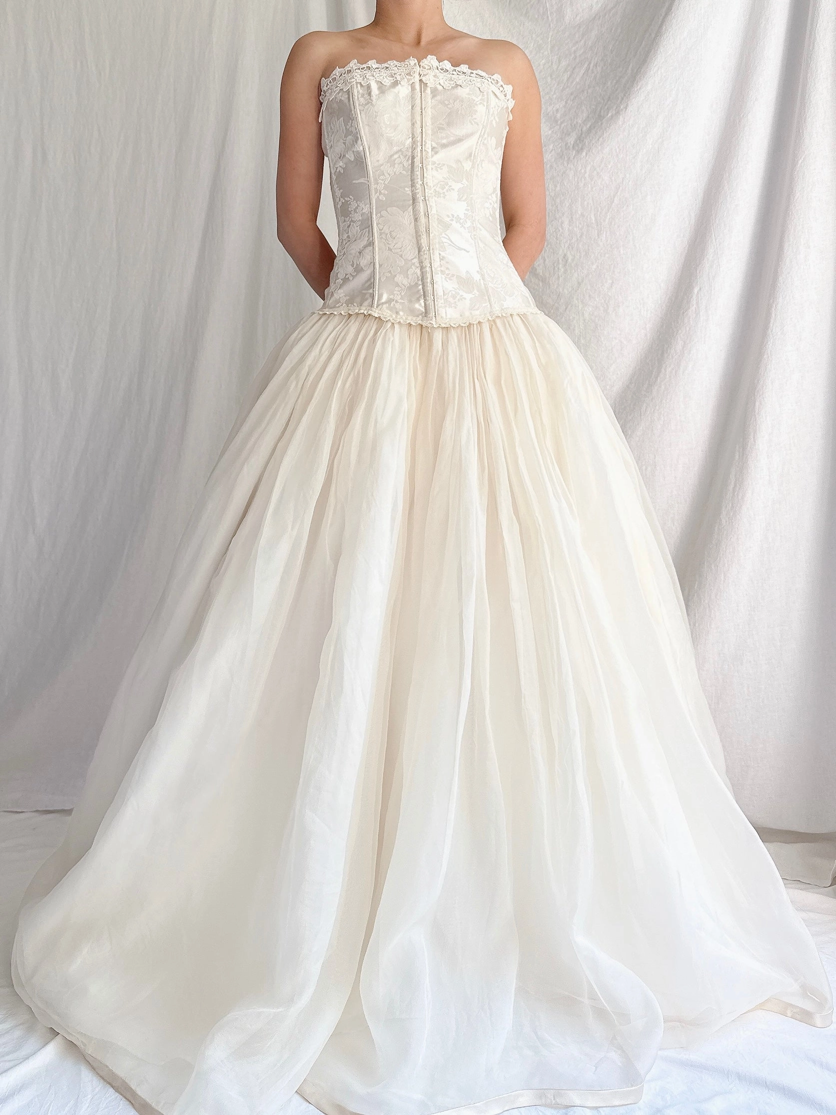Vintage Silk Organza 2-Piece Set - S/M