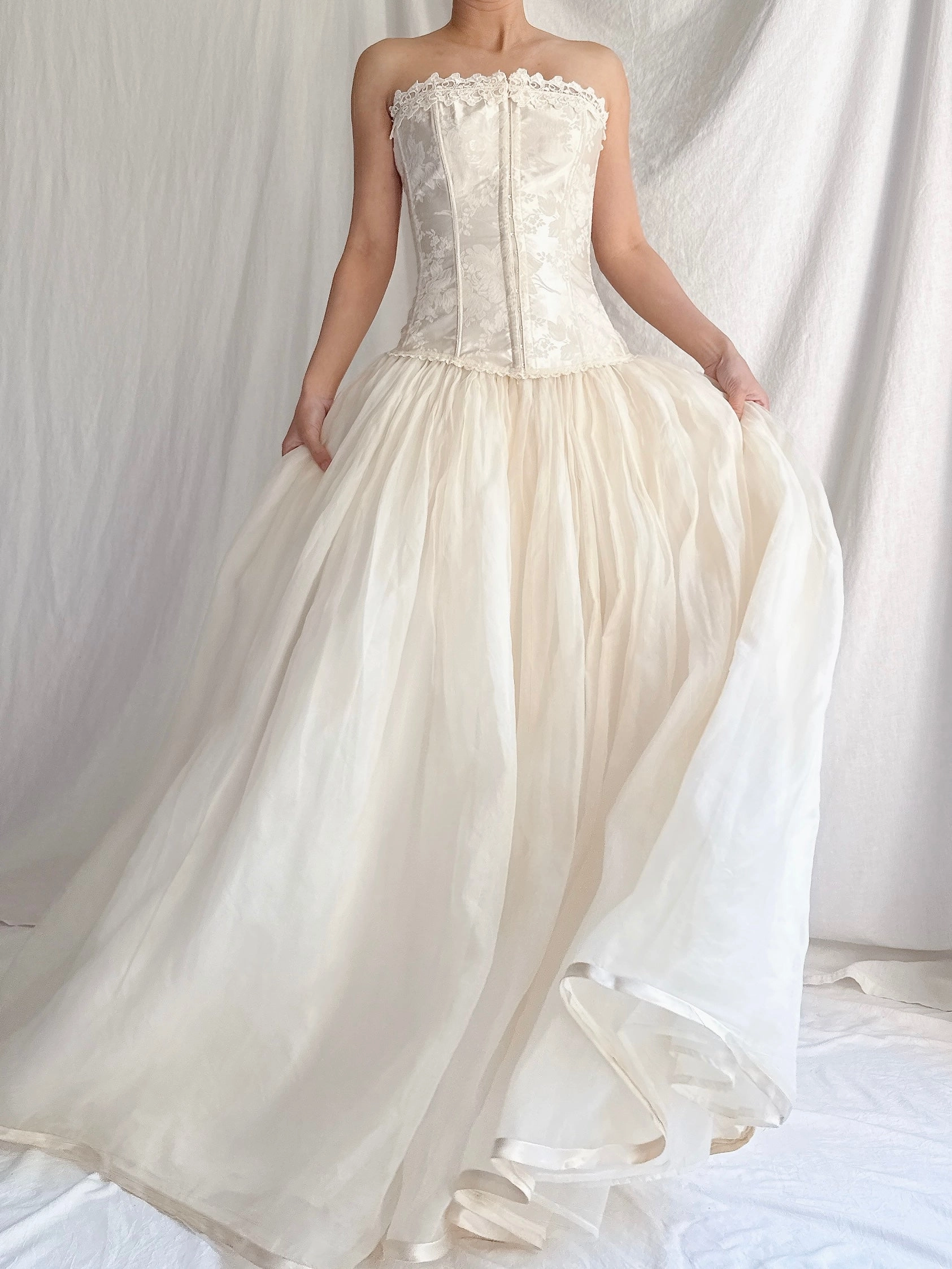 Vintage Silk Organza 2-Piece Set - S/M