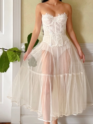 Vintage Tulle Skirt - S-L